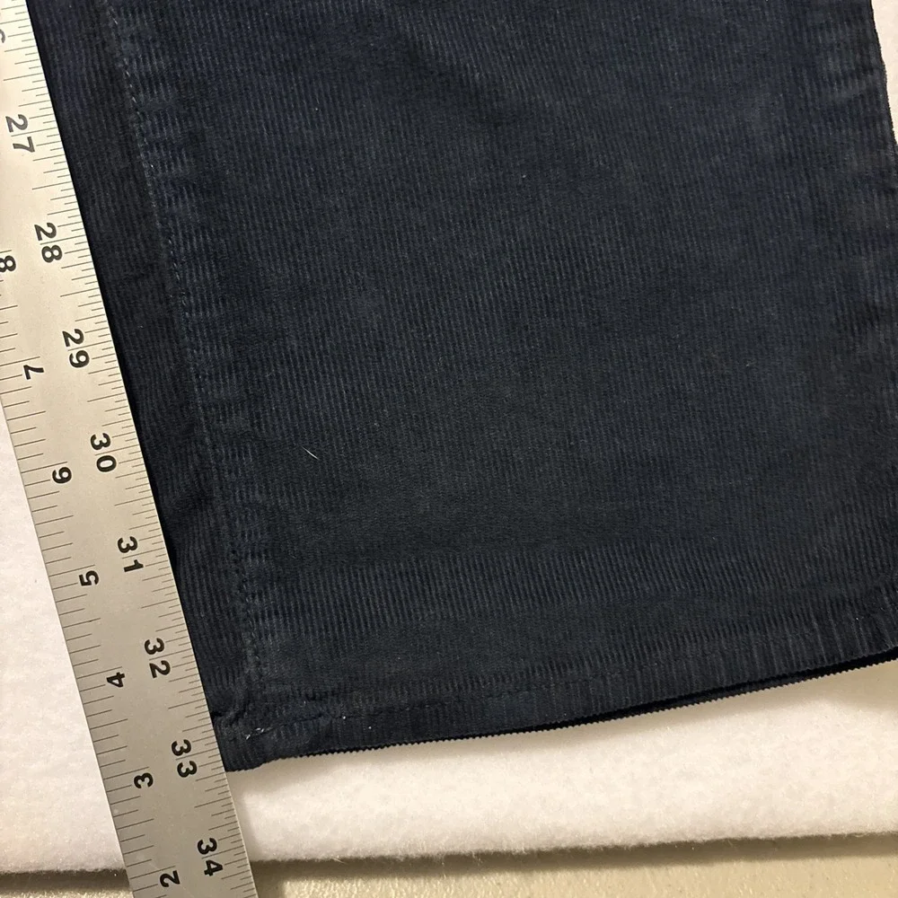 Bonobos Corduroy Pants Mens 35x34 Navy Blue Tailored Straight Chino French